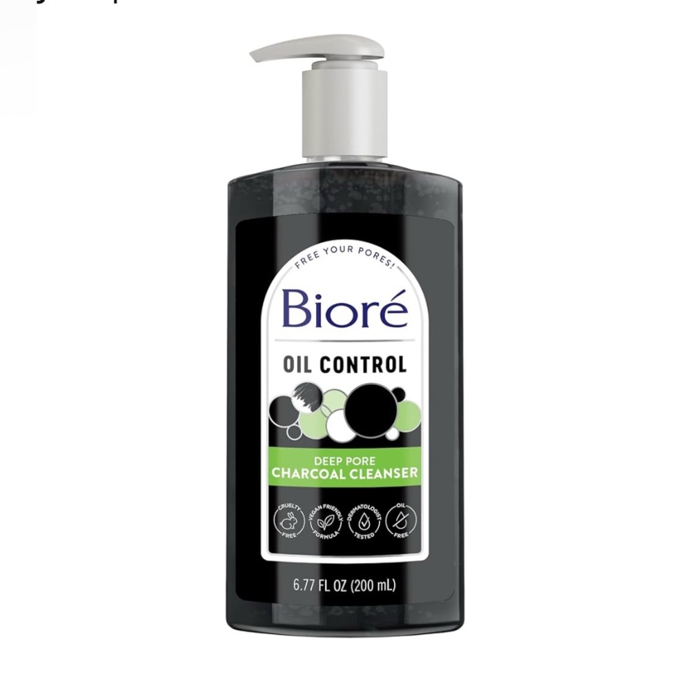 Biore Oil Control Charcoal Cleanser Stocking Stuffer Christmas Gift Ready